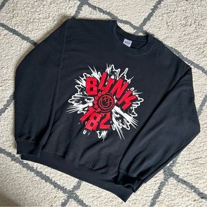 Blink 182 Crewneck Sweatshirt Black Size M
